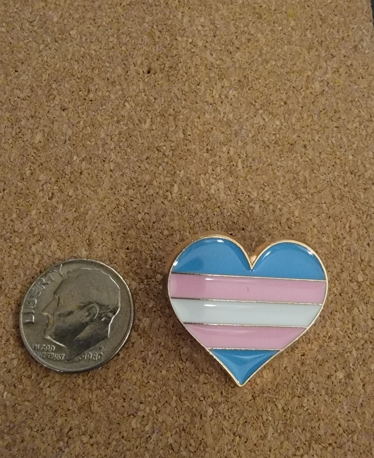 LGBTQ Heart Pin