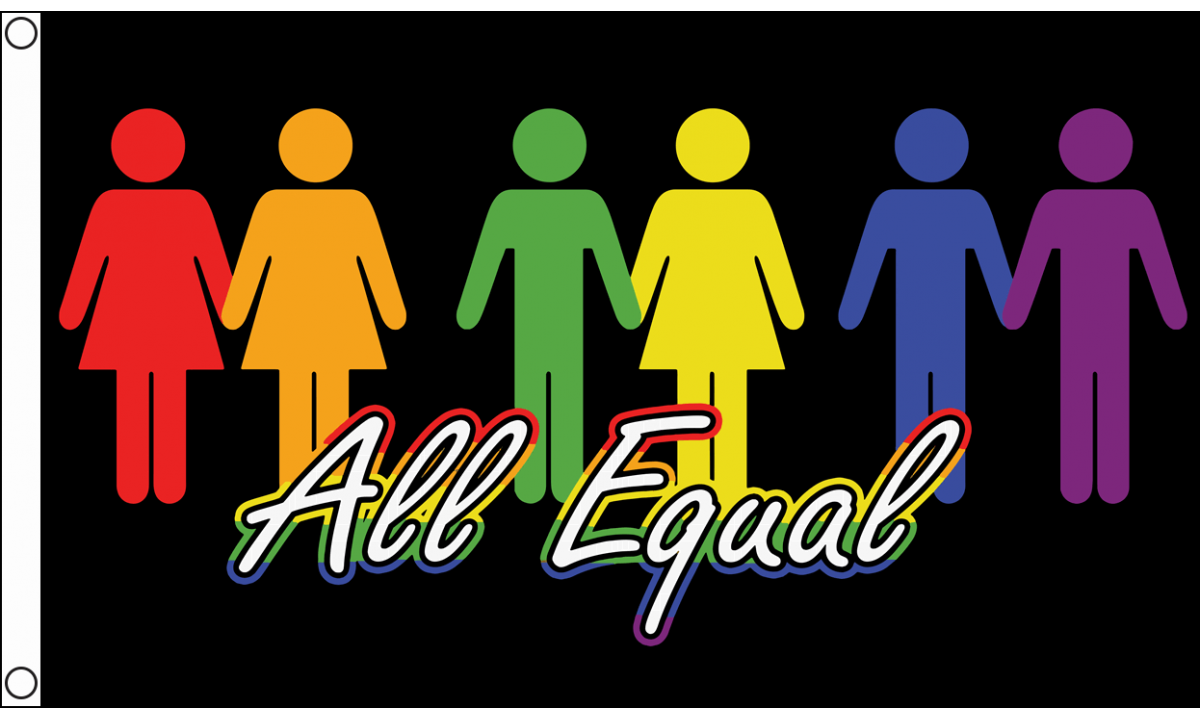 All Equal Pride Flag 3x5