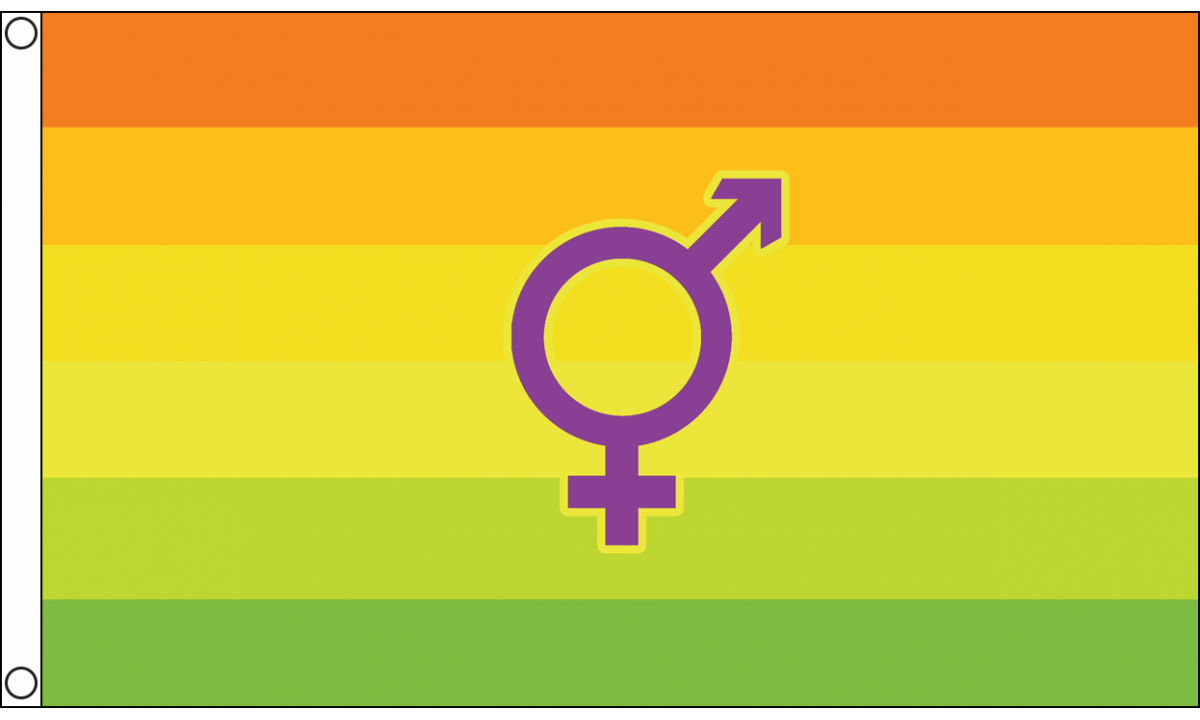 Hermaphrodite Pride 3x5 Flag