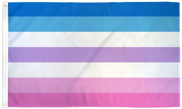 Bigender 3x5 Flag