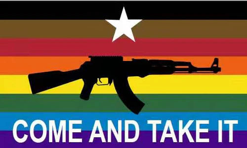 Come and Take It Rainbow 3x5 Flag