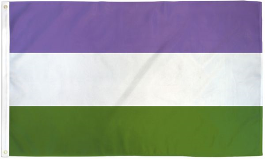 Genderqueer 3x5 Flag