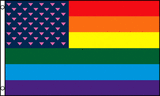 Rainbow Glory 3x5 Flag
