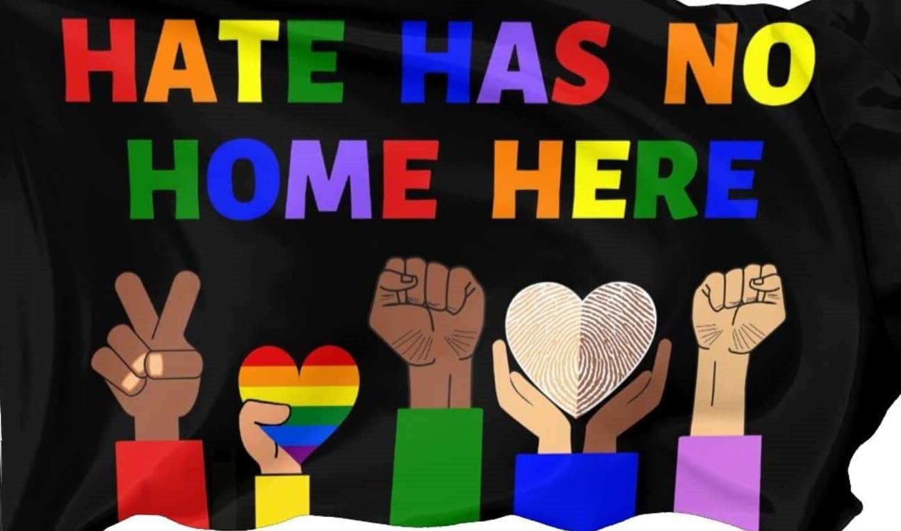 Hate Has No Home Here 3x5 Flag