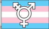 Transgender Symbol 3x5 Flag