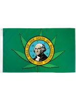 Washington Pot Leaf 3x5 Flag
